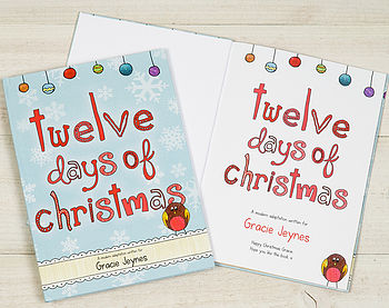 Personalised 12 Days Of Christmas Book, 6 of 10