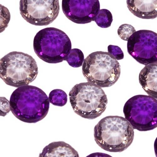 Christmas Table Scatter Crystals 26 Colours By British and Bespoke