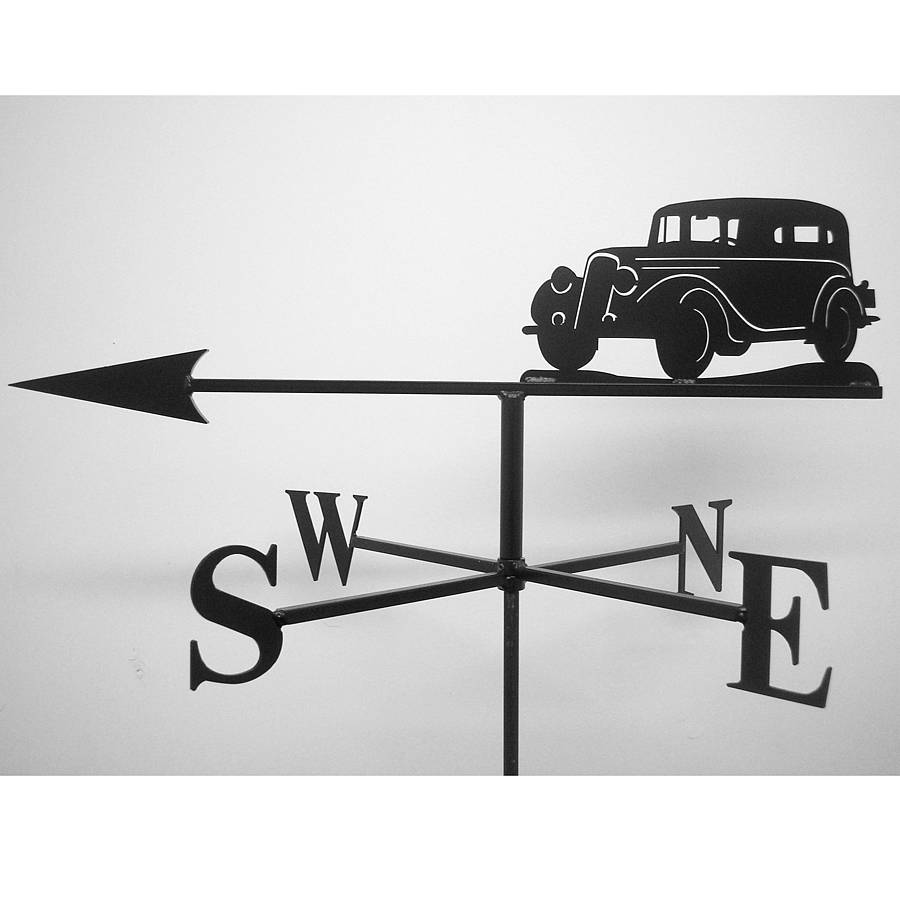 vintage car weathervane by black fox metalcraft | notonthehighstreet.com