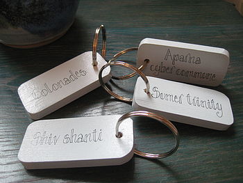 Personalised Key Ring, Sturdy, 5 of 8