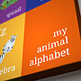 Animal Alphabet Canvas Print, thumbnail 2 of 3