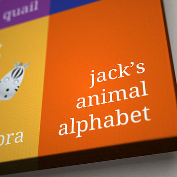 Animal Alphabet Canvas Print, 3 of 3