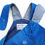 Puppy Dog Blue Kids Dungarees, thumbnail 7 of 7