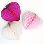 Tissue Paper Heart Party Decoration, thumbnail 2 of 6