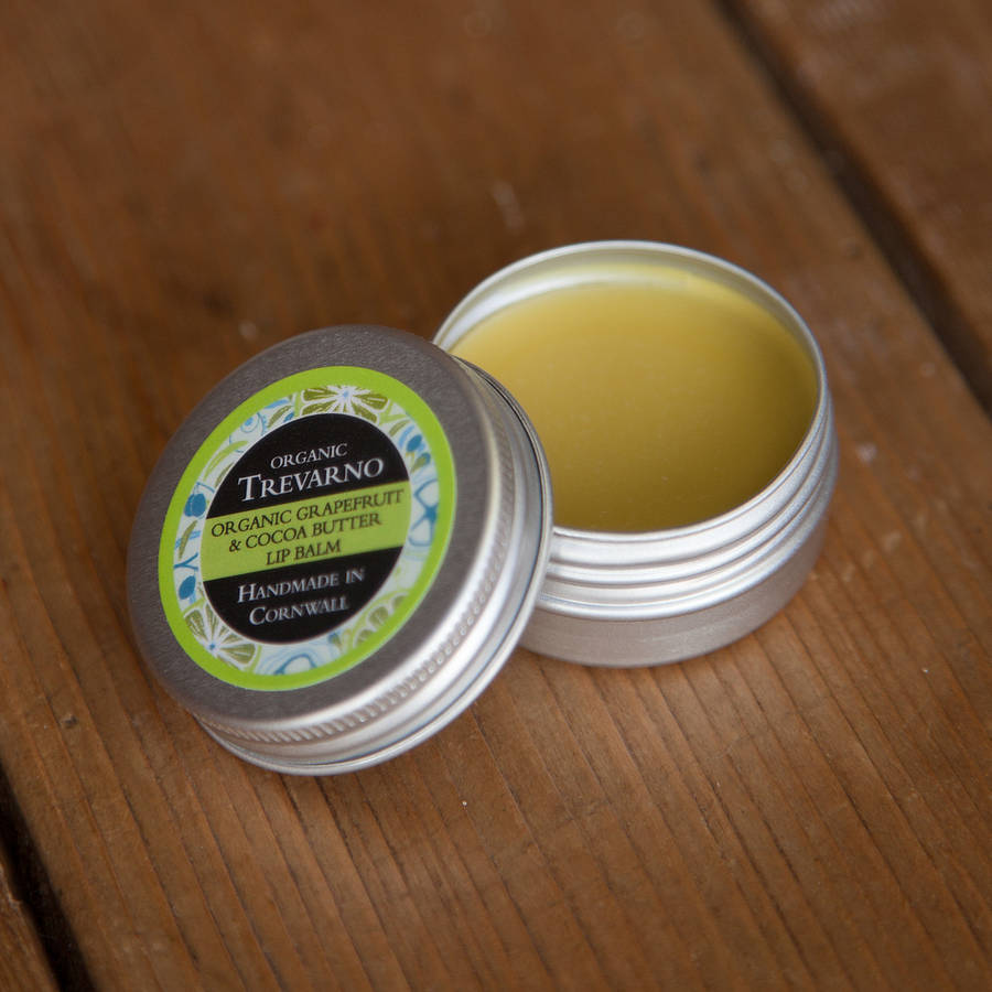 Organic Lip Balm Tin By Organic Trevarno