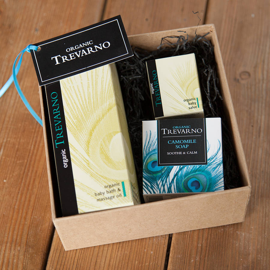 Organic Baby Pamper Gift Set By Organic Trevarno