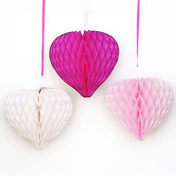 Tissue Paper Heart Party Decoration, 4 of 6