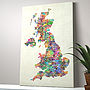Great Britain Text Map Art Print, thumbnail 1 of 7