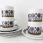 Retro Meakin Cup, Saucer And Plate, thumbnail 4 of 5