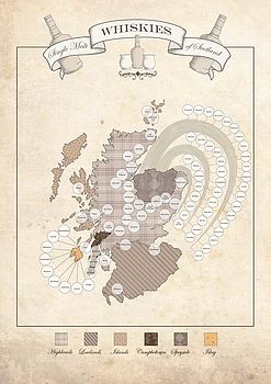 Whisky Map Print, 2 of 3