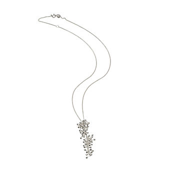 Silver Drop Pendant Necklace, 3 of 5