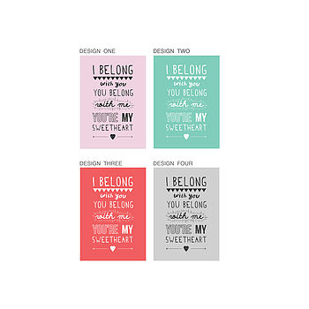 'I Belong With You' Lumineers Print, 4 of 5