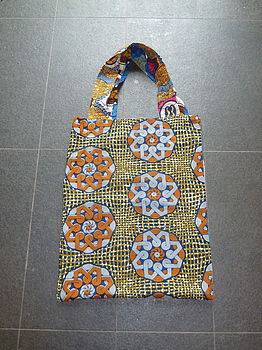 African Fell Fabric Sack Size Shopper Bag, 5 of 7