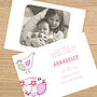12 Personalised Birth Announcement Cards, thumbnail 5 of 10