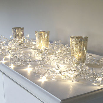 Clear Crystal LED Light Garland, 2 of 2