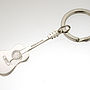 Personalised Silver Acoustic Guitar Key Ring, thumbnail 7 of 10
