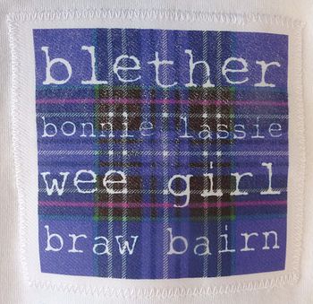 Scottish 'Blether' Girl's Long Sleeve Vest, 2 of 2