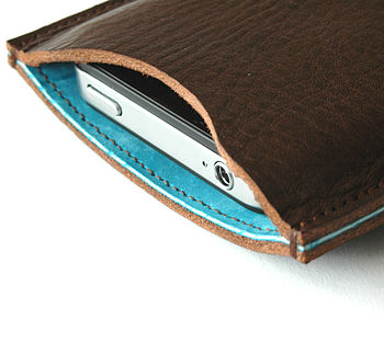 Classic Leather Sleeve For iPhone, 7 of 10