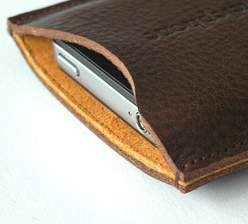 Classic Leather Sleeve For iPhone, 8 of 10