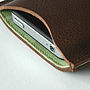 Classic Leather Sleeve For iPhone, thumbnail 6 of 10