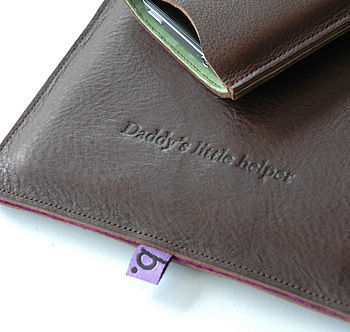 Classic Leather Sleeve For iPad Mini, 3 of 8