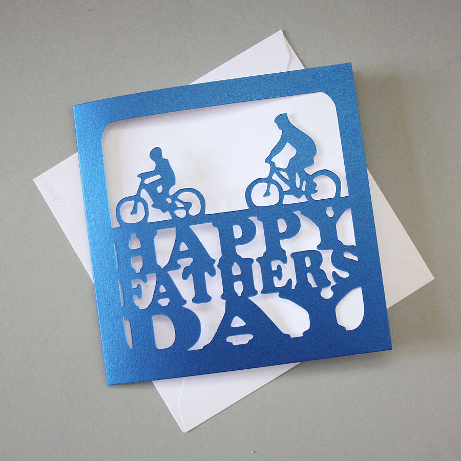 cycling fathers day cards