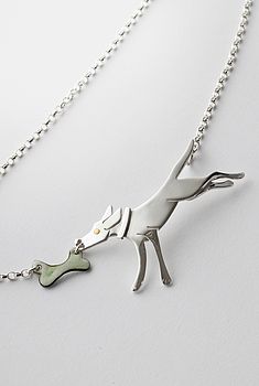 Dog With Bone Necklace, 2 of 3