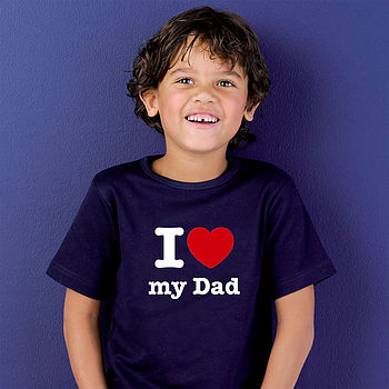 Personalised I 'Heart' Daddy T Shirt, 2 of 8