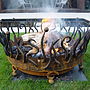 Hand Forged Crown Fire Pit, thumbnail 1 of 5