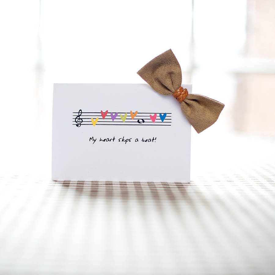 'heart skips a beat' card by witty hearts | notonthehighstreet.com