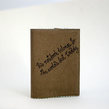 Personalised Linen Notebook, 2 of 4