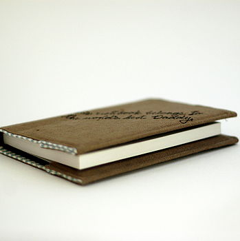 Personalised Linen Notebook, 3 of 4