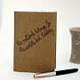 Personalised Linen Notebook, thumbnail 4 of 4