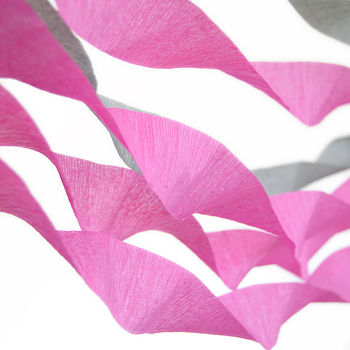 Set Of Three Crepe Paper Streamers Party Decoration, 5 of 12