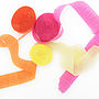 Set Of Three Crepe Paper Streamers Party Decoration, thumbnail 10 of 12