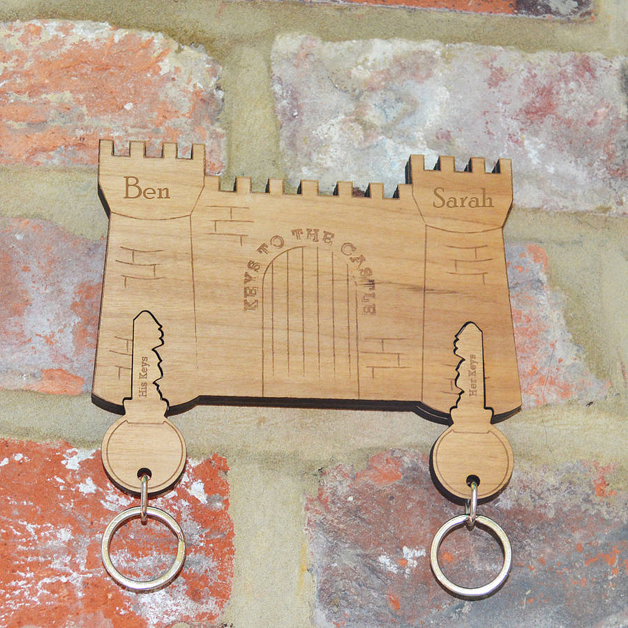 Personalised 'Keys To The Castle' Key Holder By Create Gift Love