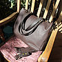 Ladies Leather Laptop Tote Bag With Shoulder Strap, thumbnail 3 of 9