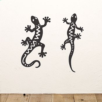 Gecko Wall Sticker Set, 2 of 6