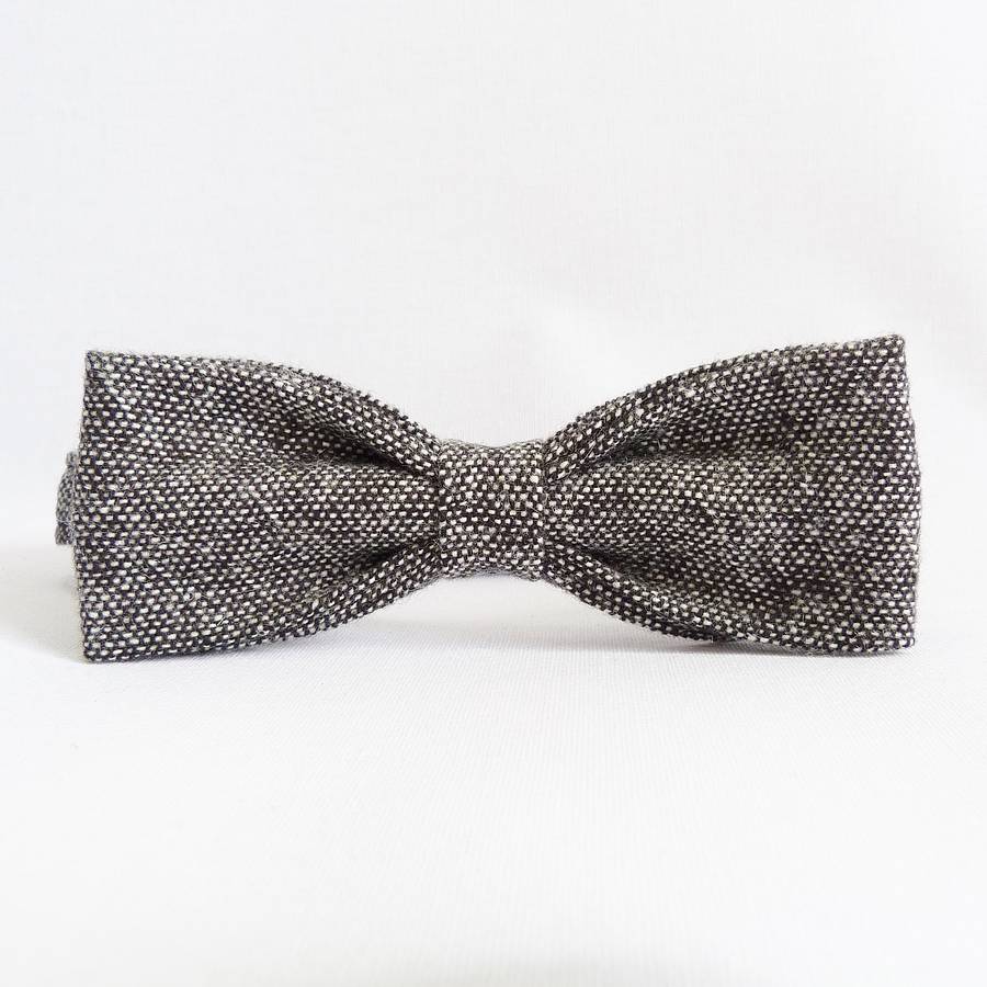 irish tweed skinny bow tie by moaning minnie | notonthehighstreet.com