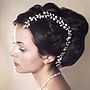 Crystal And Pearl Wedding Hair Vine 'Bryony', thumbnail 1 of 4