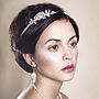 Crystal And Pearl Wedding Headband 'Delphine', thumbnail 1 of 2