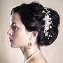 Crystal And Pearl Wedding Hair Comb 'Willow', thumbnail 1 of 2