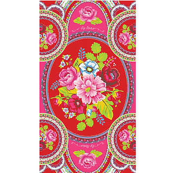 Floral Medallion Beach Towel By Pi P Studio, 5 of 7