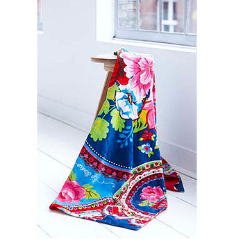 Floral Medallion Beach Towel By Pi P Studio, 7 of 7