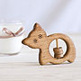 Eco Friendly Baby Rattle Cat, thumbnail 1 of 2