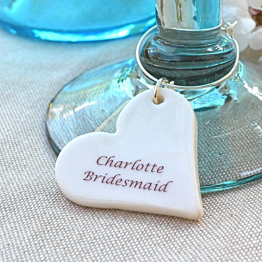 Personalised Wedding Glass Charm, 1 of 5