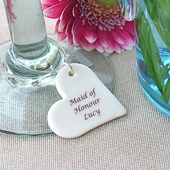 Personalised Wedding Glass Charm, 2 of 5