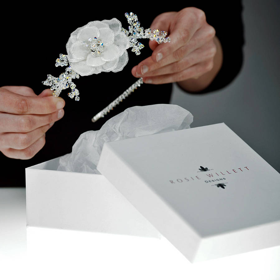 handmade catherine wedding tiara by rosie willett designs