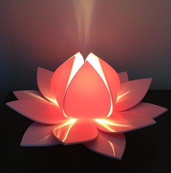 Lotus Flower Table Lamp Bedside Lamp, 11 of 12