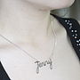 Personalised Handmade Silver Name Necklace, thumbnail 7 of 12